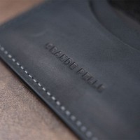 Женская кожаная визитница с обложкой для ID-паспорта  GRANDE PELLE 11290 Черная