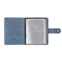 Кожаный картхолдер Hi Art «Let's Go Travel» CH-06 Shabby Lagoon