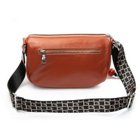 Женская кожаная сумка классическая ALEX RAI 93038 camel