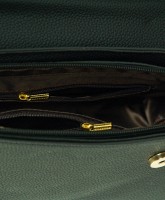 Черная кожаная сумка TRAUM 7220-25