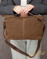 Женская замшевая сумка ALEX RAI 8818 khaki