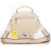 Женская кожаная сумка ALEX RAI 99125 white