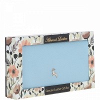 Женский кожаный кошелек Ashwood J56 WINTER SKY с RFID защитой