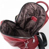 Сумка женская рюкзак кожа ALEX RAI 03-01 8781-9 bordo