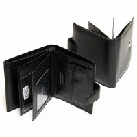 Кожаный мужской кошелек Classic DR. BOND M09L black