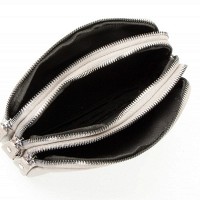 Молодежный клатч из кожи ALEX RAI BM 60061 pale grey