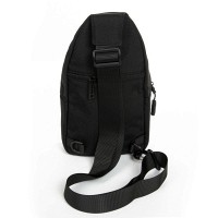 Мужская тканевая сумка-слинг Lanpad 8805 black мал