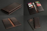 Мужской кожаный бумажник SHVIGEL 13789