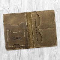 Кожаное портмоне Hi Art 7 wonders of the world PB-02-S19-1020-T002