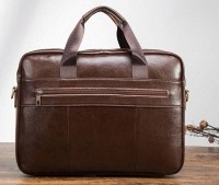 Мужская кожаная коричневая сумка Vintage 14882