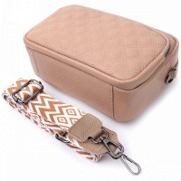 Молодежная женская кожаная сумка через плечо Vintage 22637 