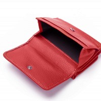 Женский кожаный кошелек Bright DR. BOND WS-403 red