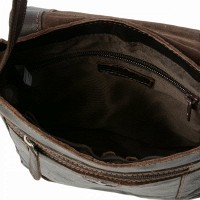 Мужская кожаная сумка Ashwood 8341 Brown (Коричневый)