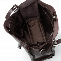 Женская кожаная сумка классическая ALEX RAI 2060-9 brown