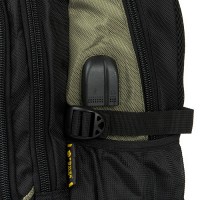 Городской рюкзак для ноутбука с USB Power In Eavas 924 green