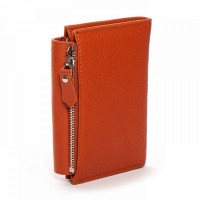 Женский кожаный кошелек Classik  DR. BOND WN-23-12 orange
