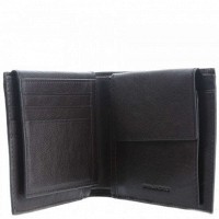 Кожаное мужское портмоне Piquadro Black Square (PU1241B3R_TM)