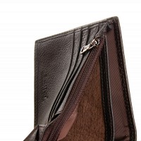Мужской кожаный кошелек BE BRETTON 408 brown