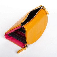 Женский кожаный кошелек Classik  DR. BOND WRS-239-1 yellow