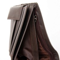 Мужской кожаный кошелек BE BRETTON 308L brown mix