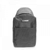 Мужская тканевая сумка-слинг Lanpad 3072 gray