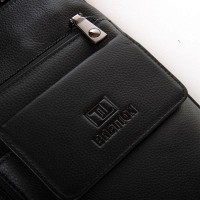 Мужская кожаная сумка слинг BRETTON 5601-5 black