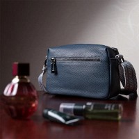 Молодежная женская кожаная сумка через плечо Vintage 22605 