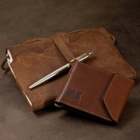 Кожаный зажим для купюр GRANDE PELLE 11522