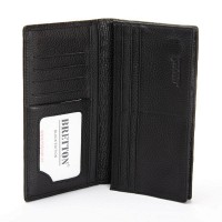 Мужской кожаный кошелек BE BRETTON 168-Q74 black croco