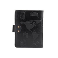 Кожаный картхолдер Hi Art «7 wonders of the world» CH-06 Shabby Night