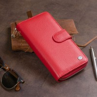 Женский кожаный кошелек ST Leather 19306 Красный