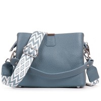 Женская кожаная сумка классическая ALEX RAI 99119 blue