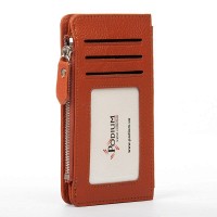 Женский кожаный кошелек Classik  DR. BOND WN-23-16 orange
