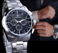 Мужские наручные часы FORSINING WALKER STEEL 1026