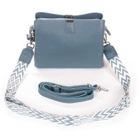 Женская кожаная сумка классическая ALEX RAI 99119 blue