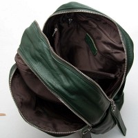 Женский кожаный рюкзак ALEX RAI 95517-9 green