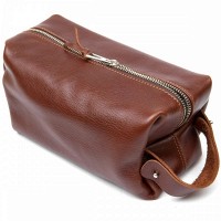 Мужская кожаная косметичка GRANDE PELLE 11418