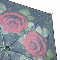 Мини зонт женский механический Fulton L501-041635 Huge Rose (Огромная роза)