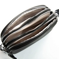 Женский молодежный кожаный клатч ALEX RAI 17006 black