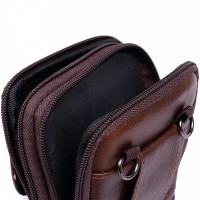 Кожаная сумка на пояс Vintage 20352