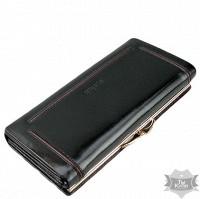 Женский кожаный черный кошелек Bl Balli 20-588-1