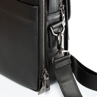 Мужская кожаная сумка через плечо BRETTON 5010-6 black