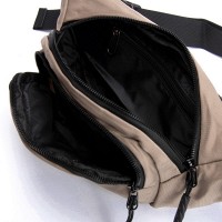 Мужская сумка на пояс Lanpad 61057 light khaki