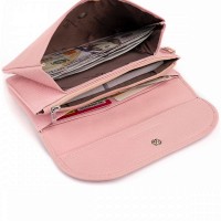 Женский кожаный клатч ST Leather 19323 Розовый