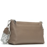 Женский молодежный кожаный клатч ALEX RAI 3092-1 l.grey