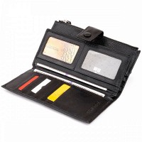 Женский кожаный кошелек ST Leather 19280 Черный