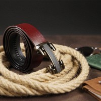 Мужской кожаный ремень автомат Vintage 20261