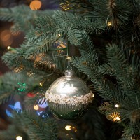 Шар новогодний Yes! Fun d-8 см, серебряный 973847