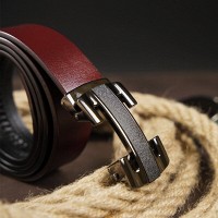 Мужской кожаный ремень автомат Vintage 20261