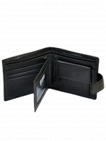 Мужское кожаное портмоне DR. BOND M3 black